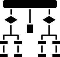 vetor Projeto fluxograma ícone estilo