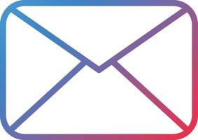 vetor Projeto o email ícone estilo