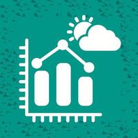 ícone de vetor de gráfico de barras