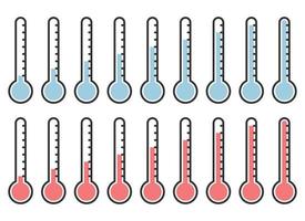 termômetro placa ícone vetor ilustração isolado em branco