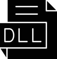 vetor Projeto dll ícone estilo