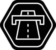 vetor Projeto auto-estrada ícone estilo