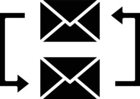 vetor Projeto troca mails ícone estilo
