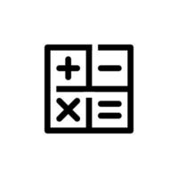 calculadora ícone símbolo vetor