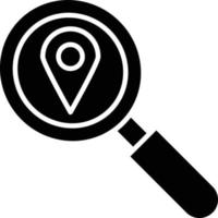 vetor Projeto procurar localização ícone estilo