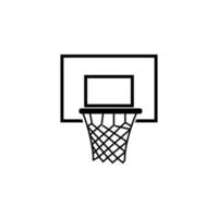 basquetebol cesta vetor ícone