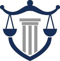 logotipo do escritório de advocacia vetor