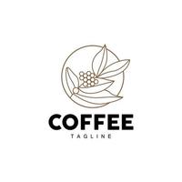 café logotipo, café árvore projeto, cafeteria beber vetor, ícone marca ilustração símbolo vetor