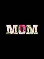colorida letras mães dia citar feliz mãe camisa vetor tipografia mamãe O amor é camiseta Projeto