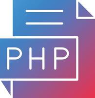 vetor Projeto php ícone estilo