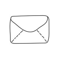 envelope ícone vetor. enviar ilustração placa. carta símbolo. postar logotipo. vetor