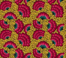 desatado colorida flores motivos, africano cera impressão tecido, afro étnico feito à mão enfeite para seu projeto, tribal geométrico elementos. vetor textura, África floral têxtil Ancara moda Projeto