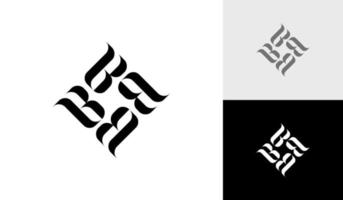 carta b inicial monograma com flor forma logotipo Projeto vetor