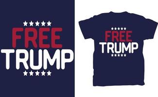 livre Donald trunfo camiseta vetor