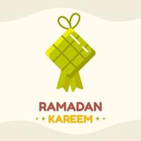 Ramadã ied jejum mesquita islâmico ketupat islamismo Mubarak idul fitri celebração vetor