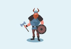 Ilustração vetorial de viking