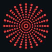 abstrato geométrico formas e grades. figura Estrela oval espiral flor e de outros primitivo elementos Projeto. vetor