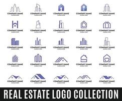 coleção de logotipos imobiliários
