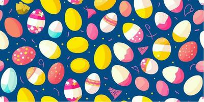 colorida doce vetor ilustração do Páscoa ovos