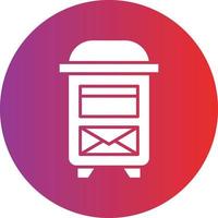 vetor Projeto caixa de correio ícone estilo