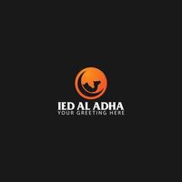 eid al adha logotipo vetor