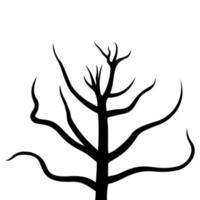 uma esboço do uma árvore vetor