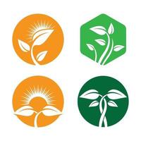 ilustração das imagens do logotipo da ecologia