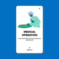 médico Operação vetor