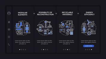 modelo de vetor de integração de canteiro de obras futurista