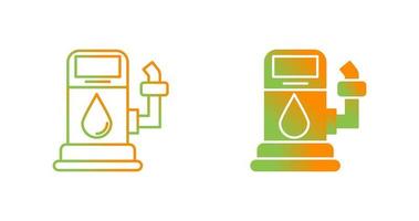 ícone de vetor de posto de gasolina