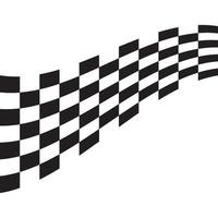 ilustração das imagens do logotipo da corrida da bandeira vetor