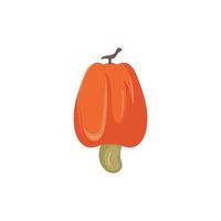 caju fruta vetor ilustração logotipo modelo