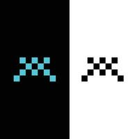 pixel arte ícone isolado em branco fundo vetor