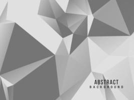 abstrato cinza e branco geométrico elegante design moderno de fundo vetor