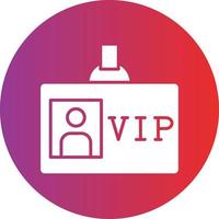 vetor Projeto vip passar ícone estilo