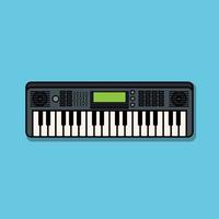 a ilustração do teclado piano vetor