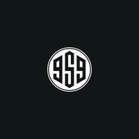 escudo abstrato monograma carta marca vetor logotipo