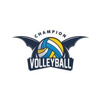 voleibol logotipo, esporte simples projeto, mundo Esportes torneio vetor, ilustração símbolo ícone vetor