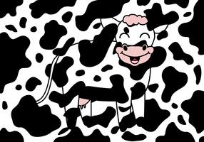 Vetor de impressão de vaca