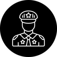Policial vetor ícone estilo