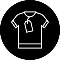 camisa venda vetor ícone estilo
