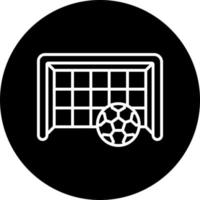 futebol objetivo vetor ícone estilo