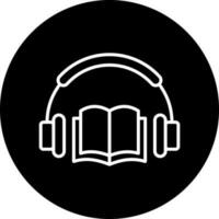 audio livro vetor ícone estilo