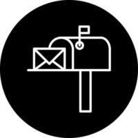 caixa de correio vetor ícone estilo