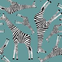 fundo azul claro com girafas que querem ser zebras vetor