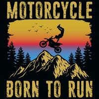 montanha bicicleta cavaleiro gráficos camiseta Projeto vetor