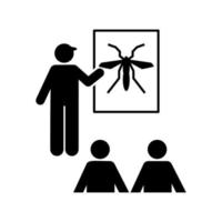 Aedes, conhecimento, campanha, dengue, vetor ícone