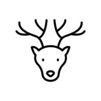 cervo, animal vetor ícone