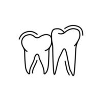 dentes dental vetor ícone