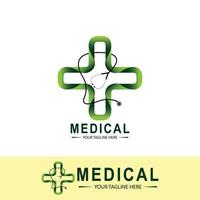 médico Centro logotipo Projeto modelo, saúde Cuidado logotipo Projeto. vetor